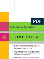 International Marketing Course Outline PDF
