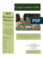 Sand Creek Banquet Planner