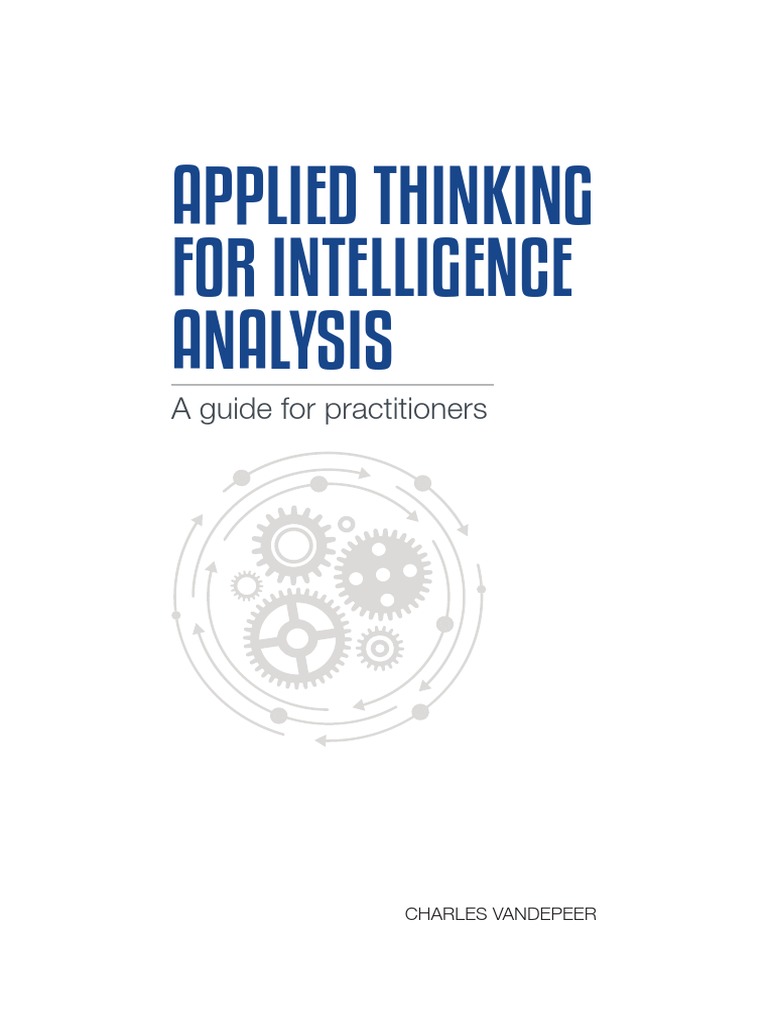 Intelligence Manual 2 | PDF | Intelligence Analysis | Analysis