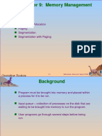 Background Swapping Contiguous Allocation Paging Segmentation Segmentation With Paging