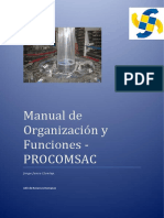 Manual de Organizaciã“n y Funciones de Procomsac
