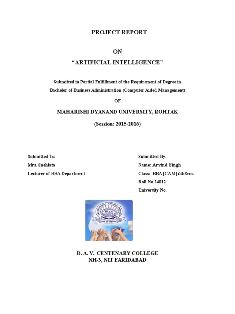 Ai Evolution And Business Impact Report Pdf Artificial Intelligence