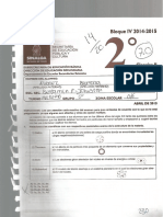 Examen de Ciencias II Sepyc 4 Bloque PDF