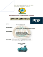 Informe Bomba Centrifuga