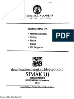 Soal Simak Ui 2015 Saintek