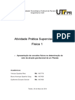 Aps Fisica 1 - Pêndulo