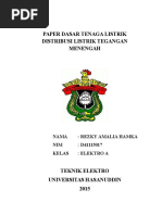 Download Paper Dasar Tenaga Listrik Distribusi Listrik Tegangan Menengah by Rezky Amalia Hamka SN309641695 doc pdf