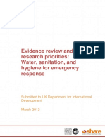 evidence review  wash for emergency response march 2012