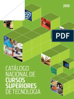 Catalogo Nacioanl Cursos Superiores Tecnologia 2010