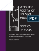 Selected Poetry of Delmira Agustini Poetics of Eros