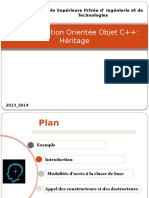 Chapitre Héritage Programmation C++