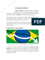 A Atual Situação Econômica Do Brasil