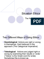 Situation Ethics: The New Morality