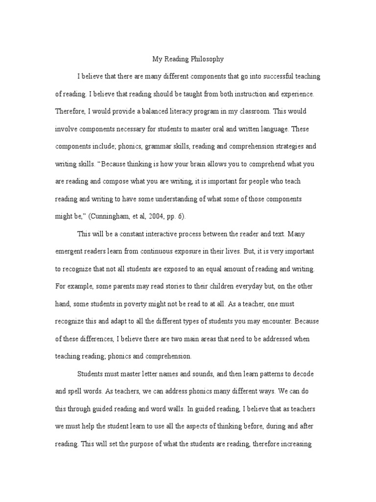 Philosophy essay format image