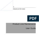 Product Line Maintenance User Guide: Broker System 1.0.0 BDOI Record of Key Enterprise and Risk System