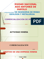 Comercialización de Minerales