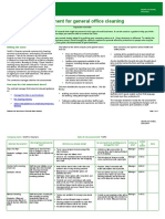 Risk Assessment For Office Cleaning Work