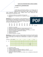 EJERCICIOS Estadistica