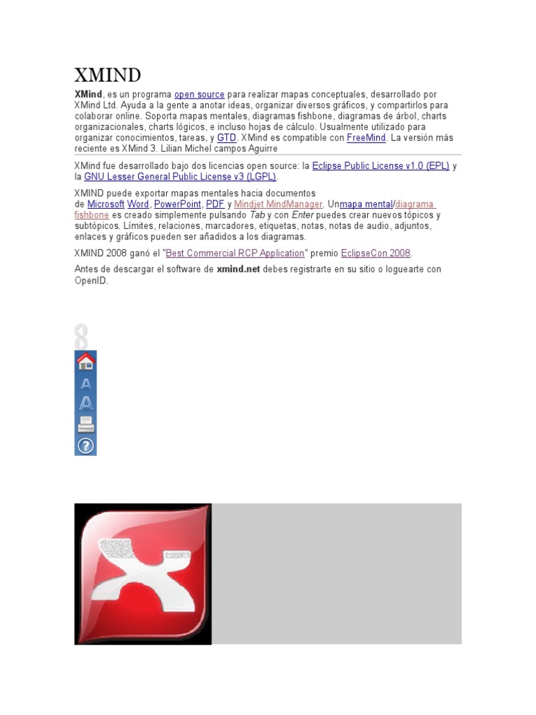 que es XMIND.docx Software Informática