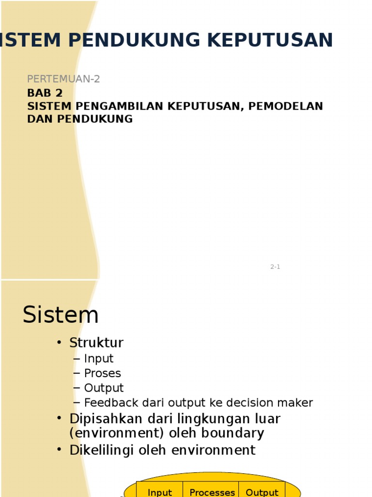 SPK, Model, Dan Pendukung | PDF | Bisnis | Seni