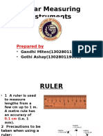 Linear Measuring Instruments