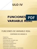 Funciones de Variable Real