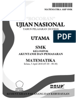 Bocoran Soal UN Matematika SMK AKP 2016 (Pak-Anang - Blogspot.com)