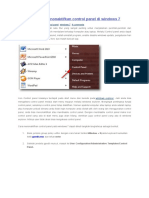 Cara Disable Atau Nonaktifkan Control Panel Di Windows 7