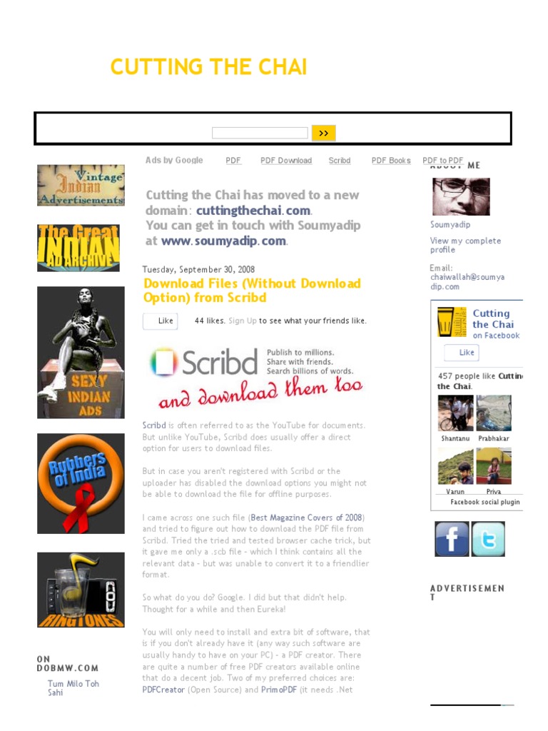 Hack Scribd Download Software