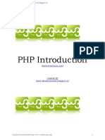 PHP Introduction