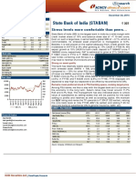 State Bank of India (STABAN) : Stress Levels More Comfortable Than Peers