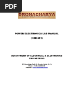 Power Electronics Lab Manual PDF