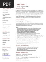 Design Engineer CV Template