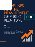 Guidelines Measurement Public Relations