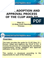CLUP Review Process and Parameters