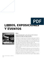 Libros exposiciones y eventos