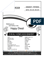 Resonance Diwali Assignment (JPH, JFH, EFH, EPH) (Hindi)