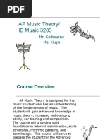 AP Music Theory Overview