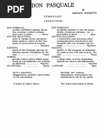 Donizetti - Don Pasquale - Vocal Score | PDF