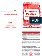 Folletos CTC Nº 2 Programa Político FORMATO IMPRESIÓN