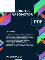 Rhinitis Vasomotor