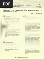 ProvaAmarelaTecnicoIBGE 2016