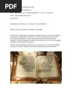 Seminário de Pesquisa Atelie i de Desenho