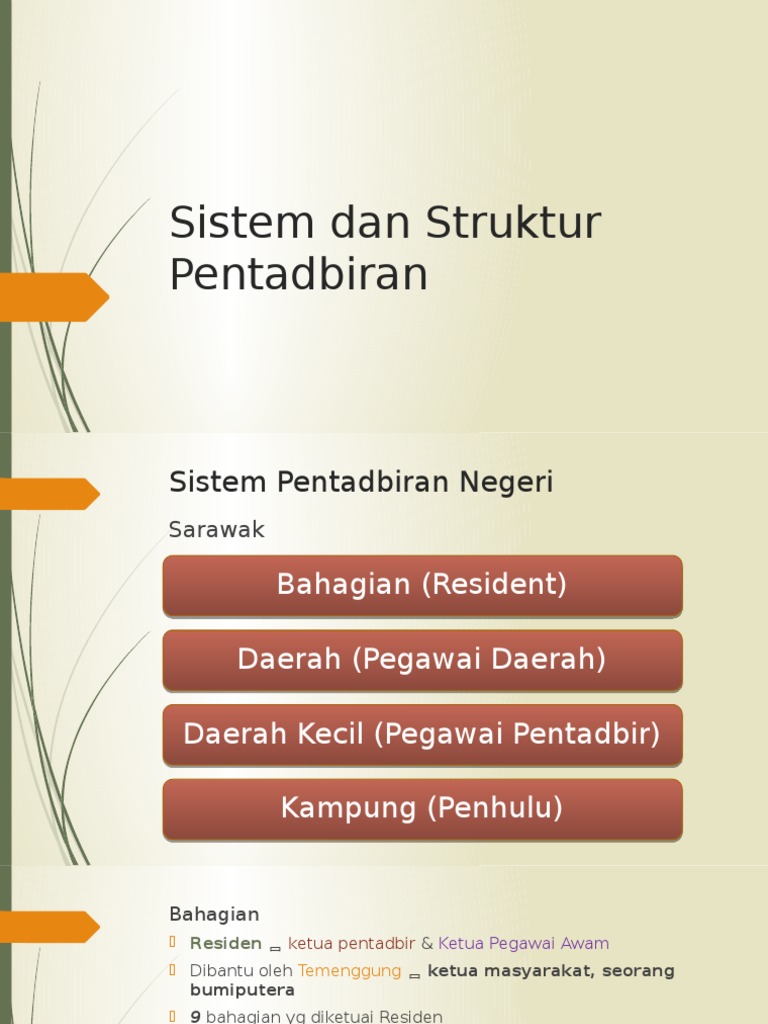 Sistem Dan Struktur Pentadbiran Pdf