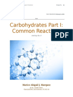 Carbohydrates Lab Report