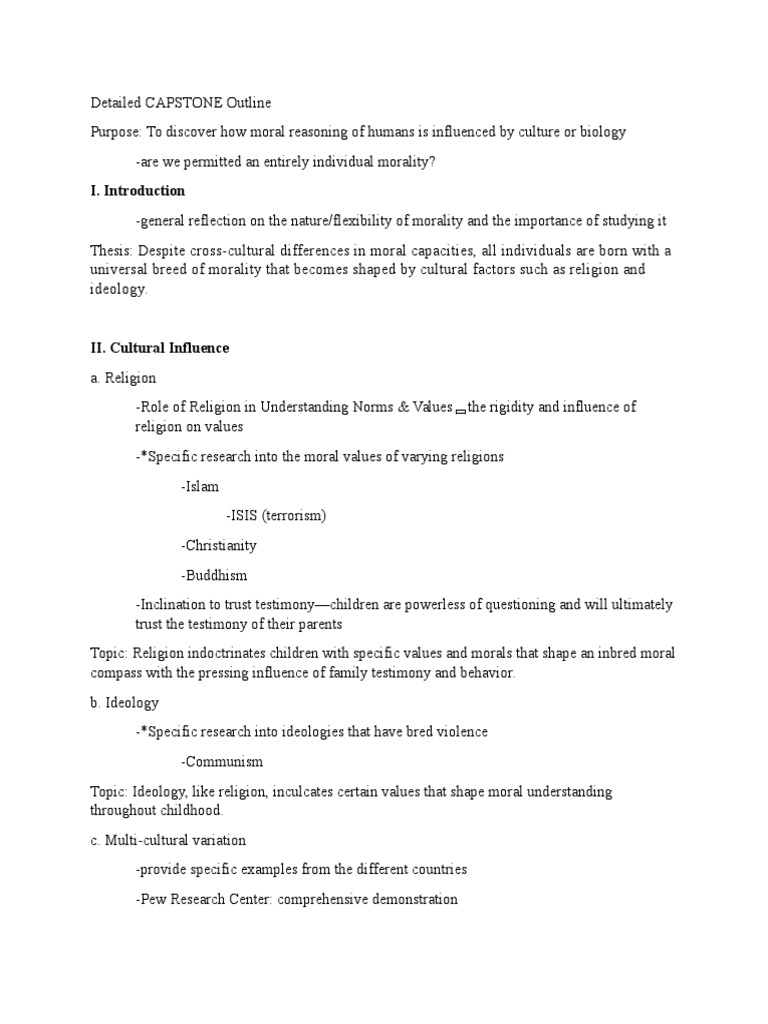 Accounting ethics paper outline image