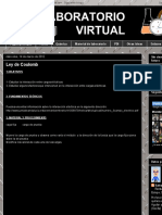 Laboratorio Virtual - Ley de Coulomb