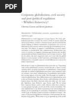 Download 2007-11 - Corporate globalisation civil society and post-political regulation - whither democracy by Global Compact Critics SN30971822 doc pdf