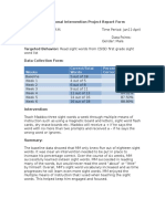 Instructional Intervention Project Report Form Done