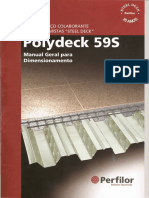 Projeto de lajes mistas de aço e concreto com Polydeck 595